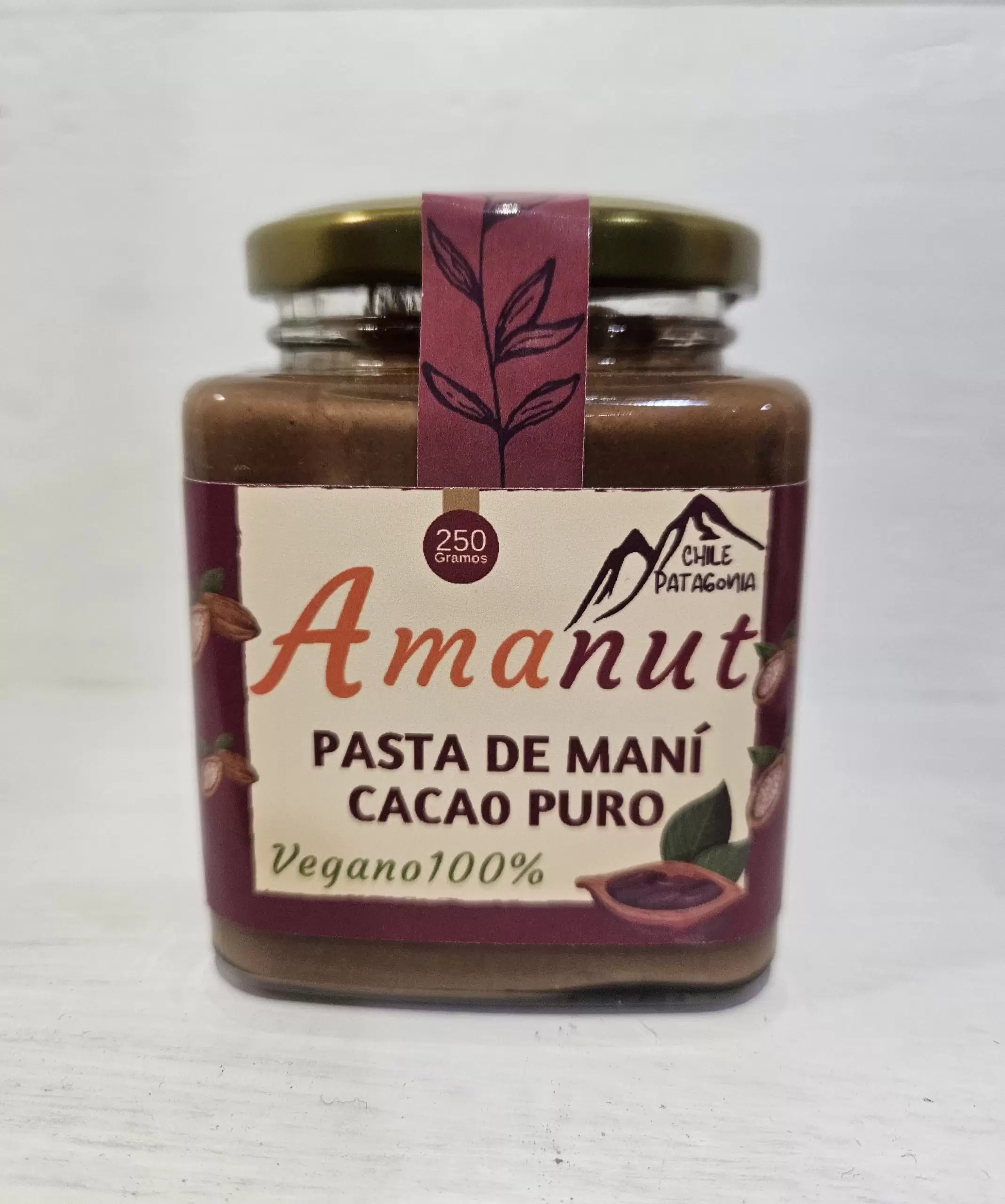 PASTA DE MANI CACAO 100%