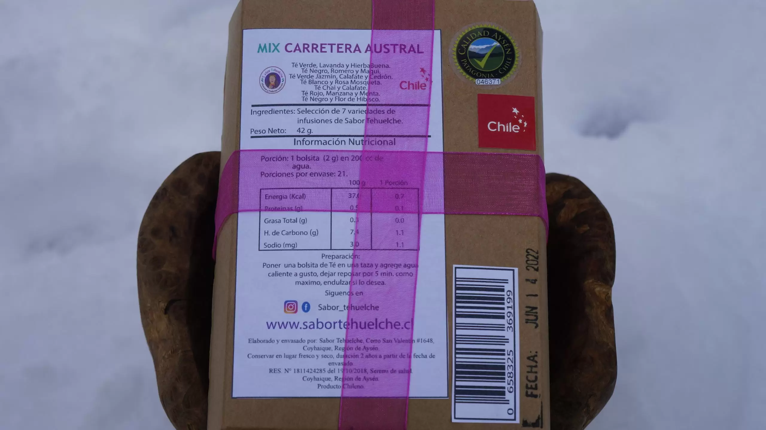 MIX CARRETERA AUSTRAL variedades de infusiones Patagonicas