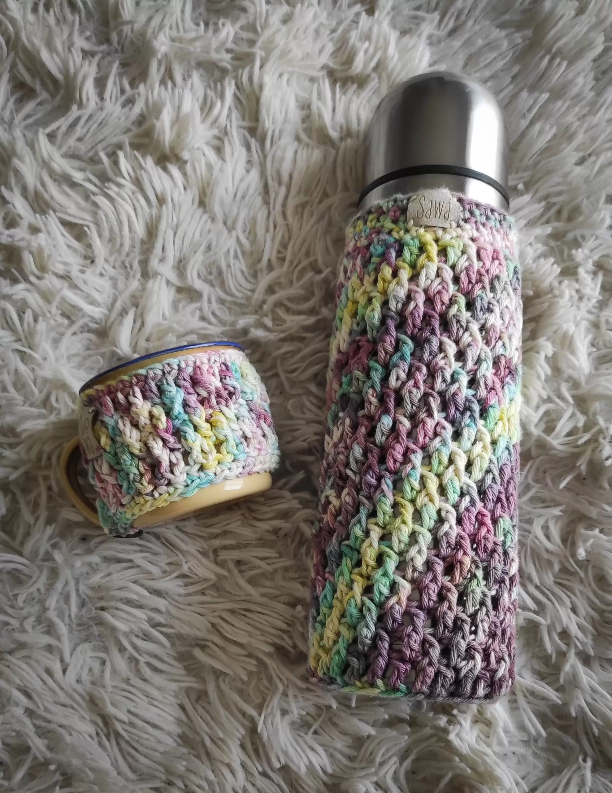 Pack de matero y termo 1litro con funda a juego