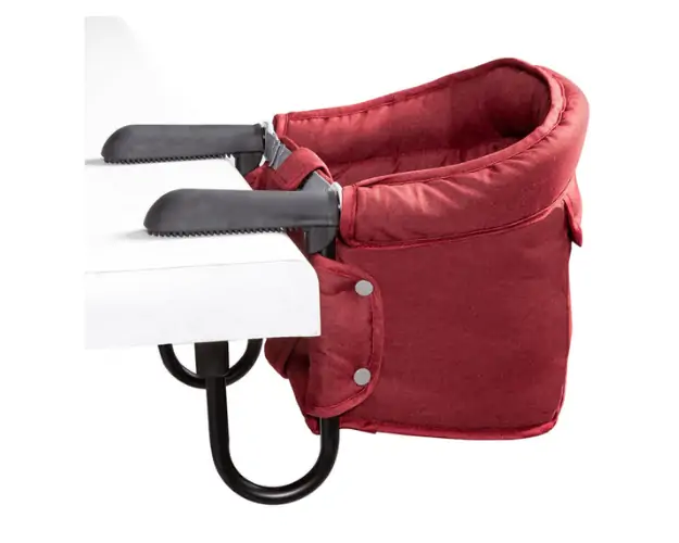 Silla de Comer Eat & Bear Roja Sujeción de Mesa Portable
