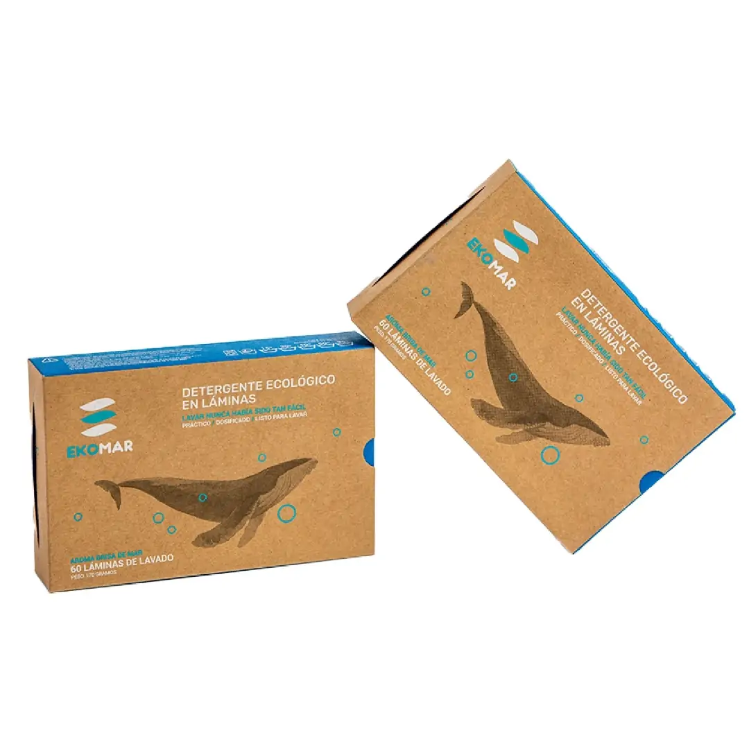 Detergente Ecológico en Laminas Biodegradable 60 Unidades
