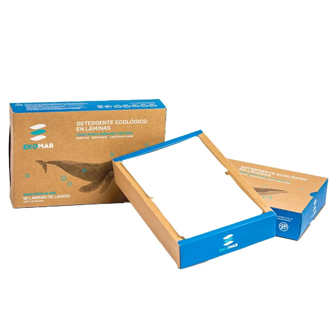 Detergente Ecológico en Laminas Biodegradable 60 Unidades - Imagen 2