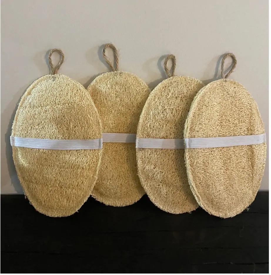 Esponja Exfoliante para el Cuerpo con Manilla Compostable 16cm